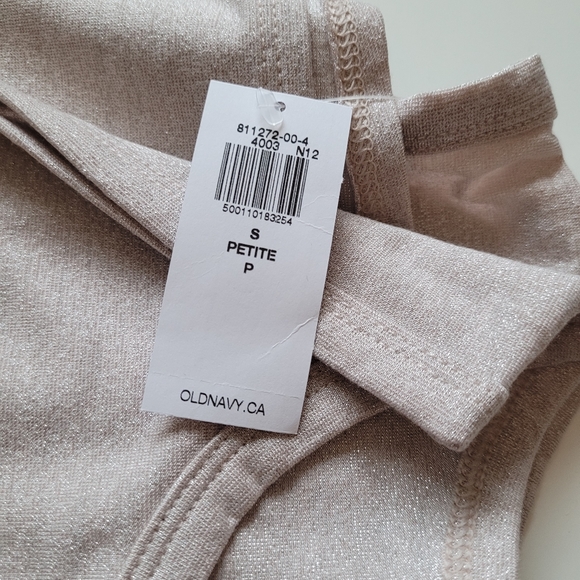 Pink Bamboo Sparkle NEW Old Navy Tank - Size Small Petite - Picture 8 of 10